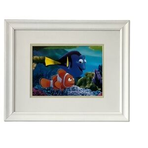 Disney Pixar Searching For Nemo Framed Print 16 x 13 Dorie & Marlin White 2005